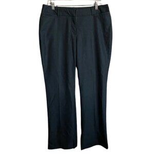 Worthington Curvy Fit Classic Navy Checkered Dress Pants Size 10